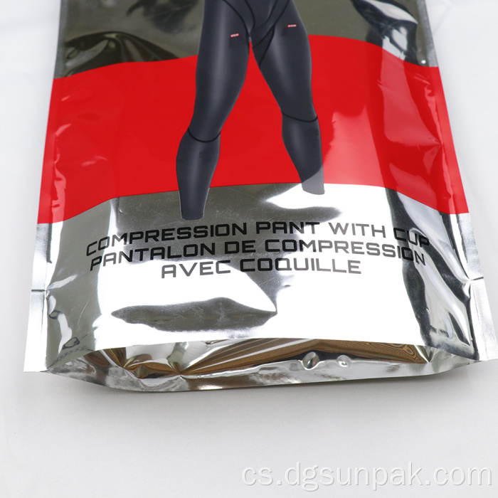 jezdec na oděvy matný zip plastový sáček